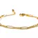 18K Gold layered paperclip bracelet