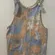 Entro Tie Dye Shorts Romper Pockets Cotton Artsy Boho Hippie Summer NWT L *Read