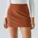 Halara NWT High Waisted 2-in-1 A Line Mini Corduroy Skort Women’s XL Baked Clay