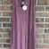 Mauve Knit Wide-Leg Jumpsuit with Knotted Straps