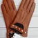 Sole Society Leather Gloves with Studs NWT