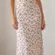 Kirious sz M Floral Sheer Flutter Handkerchief Maxi Dress Feminine Cottagecore