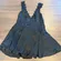 Urban Outfitters Black Tiffany Satin & Lace Mini Dress Size XL- C27-123