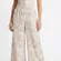 LOFT Outlet Womens Neutral Snakeskin Print Wide Leg Sleeveless Jumpsuit Size 10