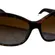 Versace Vintage Havana Tortoise Shell 4215 Polarized Womens Sunglasses and Case