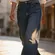 Sidefeel Wide Leg Jeans Size 16 Blue Denim