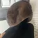 Vintage Genuine Mink Fur Hat Lined Women's Pill Box Style Brown