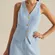 Commense Textured Metal Button Vest & Shorts Set