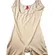 Spanx Shapewear Bodysuit Womens Large Beige Mid-Thigh Scoop Neck Firm Control