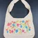 Vintage Women's Beige Floral Crochet Shoulder/Tote Bag SKU 5250