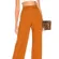 Lovers + Friends Revolve Orange Sedge High Waist Wide Leg Pants Size small S
