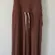 Vuori Mudra Square Neck Wide Leg Ribbed Casual Cozy Jumpsuit Chestnut Brown S