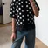 Amazon polka dot short sleeve sweater
