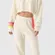 Aviator Nation Vintage White Set Neon 5 Stripe Rugby Sweatshirt and Sweatpants
