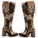 Freebird by Steven Juno Patchwork Knee High Leather Boots Fall Boho Style Size 7