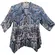 Womens Paisley Tunic Top Blue Medium Blue