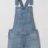 Distressed overalls Shorts