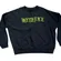 Beetlejuice Lime Green and Black Sweatshirt Size L