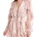 NWT Ted Baker Irvete Soft Ruffle Chiffon Playsuit Romper Coral Pink Size 1