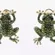 Zara Green Gold Frog Earrings Sparkly Glass Lucky Statement Piece
