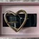 Juicy Couture Black Belt Heart shaped Buckle Gold Tone Adjustable Size M/L NEW