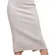 Babaton Aritzia Women’s Size S Light Gray Cream Knit Wool Blend Midi Skirt