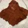 Handmade Crochet Hooded Poncho - Rust Brown