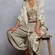 POL Clothing Floral Crochet Knit Batwing Cardigan Cream Beige SMC191 One Size