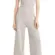 NWT J.Crew Sleeveless Lurex Jumpsuit in Silver Metallic Velvet Tie Jumper S $188