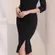 Allegra K Women’s Boat Neck 3/4 Sleeve Dress