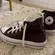 Brown Platform Converse High-Top