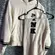 PINK Victoria's Secret Ivory Cowl Hoodie Green Lettering 2 Piece Set Medium