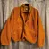Free People Hit The Slopes Fleece Jacket Russet Orange Oversized Small