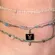 Vintage playboy anklet