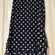 See You Monday Black & White Polka Dot Midi Pencil Skirt Size M