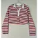 Reformation Sweater Womens XS Multicolor Striped Collared Pullover Button