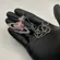 Vivienne Tam Vivienne Westwood Silver Pink Necklace Orb New Chain Adjustable Pendant 18”