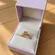 Vianne Natural Citrine 1.70ct Emerald Cut 18K Gold Vermeil Ring Size 7