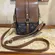 Brown Monogram Crossbody Phone Bag - Designer-Style Women’s Shoulder Bag