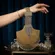 VTG Art Deco Gold Beaded Flapper 1920s Gatsby Evening Clutch Old Hollywood Glam