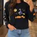 NWT Embroidered Halloween Witch Top 🎃 Size L