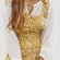 Free People Sugar Sands One Piece Honey Boho Wide Leg Jumpsuit XS Tie Strap