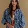 We The Free Layla Printed Denim Jacket in Blue Fog Size Large EUC Worn Once! πππ