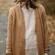 Madewell M brown open-front cardigan sweater Knit Cozy Layer wool blend