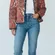 Anthropologie Quilted Paisley Jacket Red Blue Hook Eye Cropped XS Womens