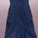 Navy Wide-Leg Jumpsuit with V-Neck