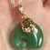 Natural Hetian Jade Elephant Pendant Necklace