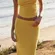 Good Feels Set Yellow Maxi Skirt Set
