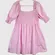 Hill House Home Mini Dress Pink Athena Nap Square Neck Plaid Puffed Smocked XL
