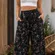Lived To Be Spoiled Pants Womens M Black Floral Wide Leg Smocked Tassel Boho